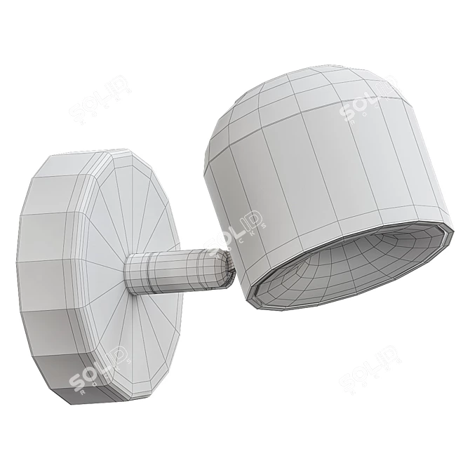 Modern Minimalist Tiny Wall Light 3D model image 3