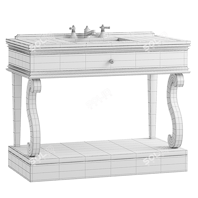 ASTORIA Vanity Furniture By Park Avenue 3D model image 2