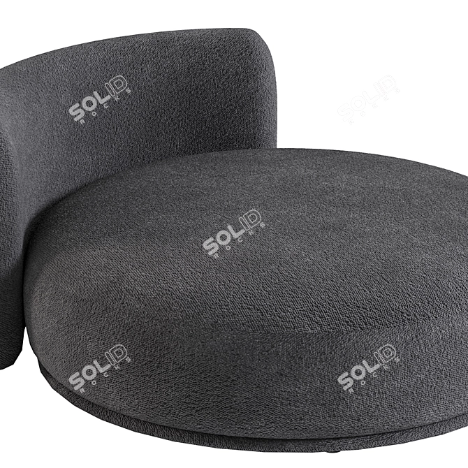 Modern Stylish Rene Armchair Furniture 3D model image 2