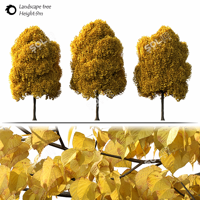 Artistic Tree Model for 3D 3D model image 2