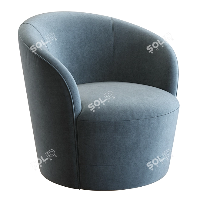 Crate&Barrel Infiniti Swivel Chair Model 3D model image 1