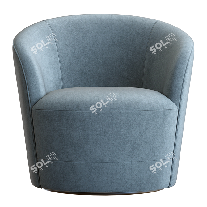 Crate&Barrel Infiniti Swivel Chair Model 3D model image 3