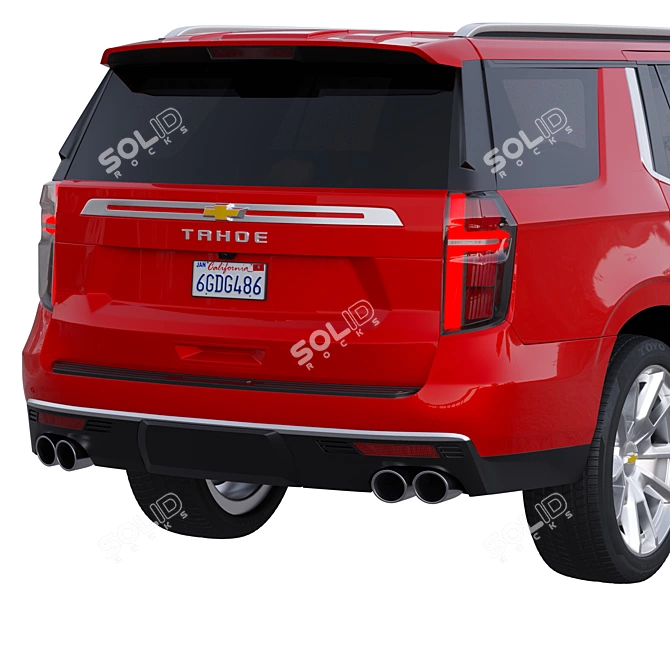 Title: 2022 Chevrolet Tahoe High Country 3D model image 5