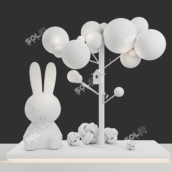 Luminous Bubble Tree Display 3D model image 13