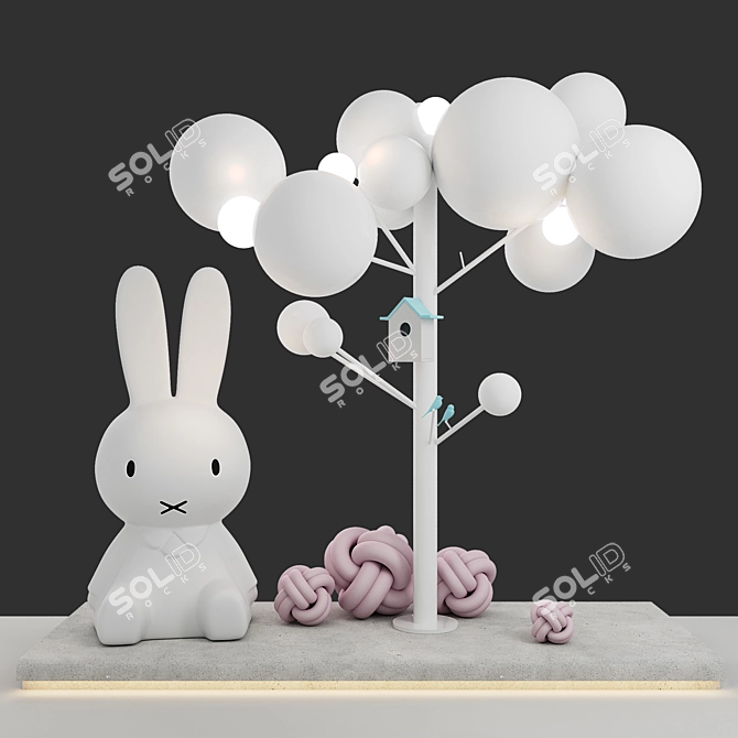 Luminous Bubble Tree Display 3D model image 14