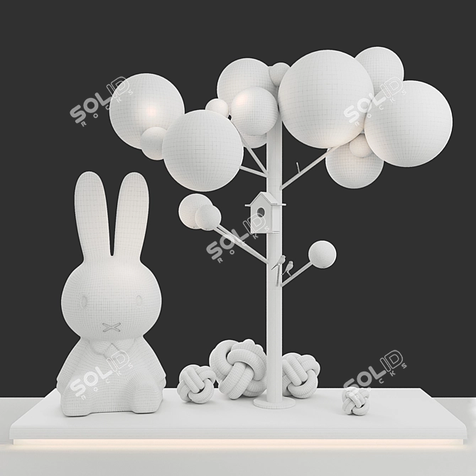 Luminous Bubble Tree Display 3D model image 16