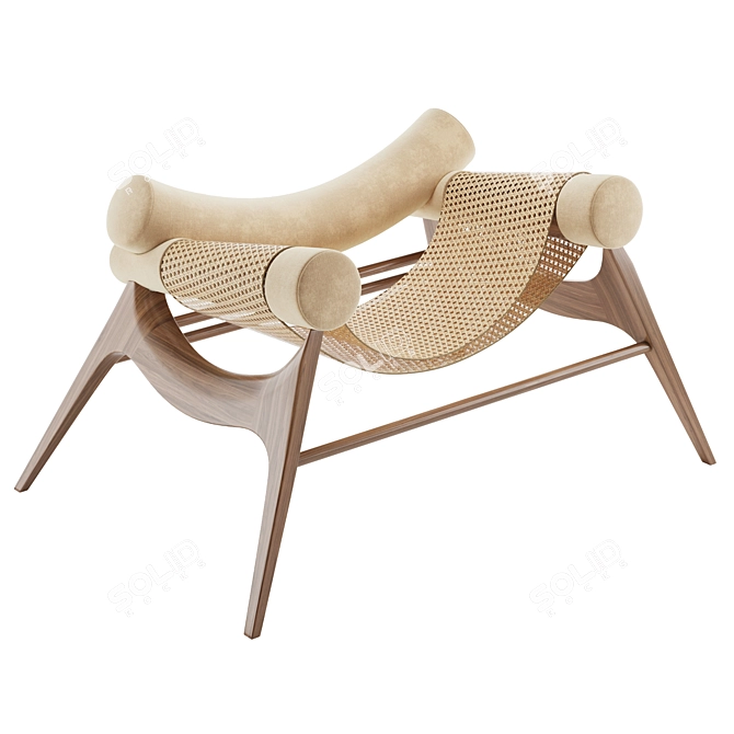 Elegance Evolved Armchair 3D model image 1