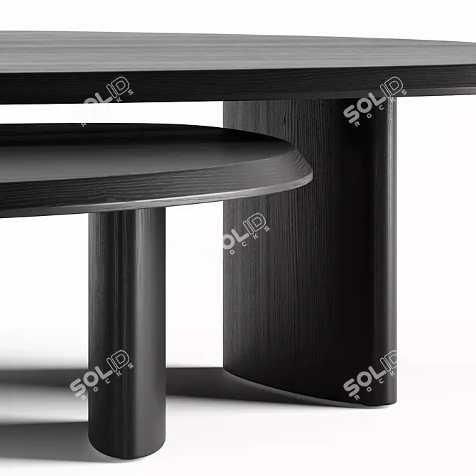 The VESTRY Nesting Tables - Maiden Home 3D model image 4