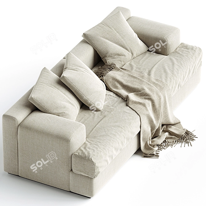 Modern Italian Design Sofa 192 3D model image 2