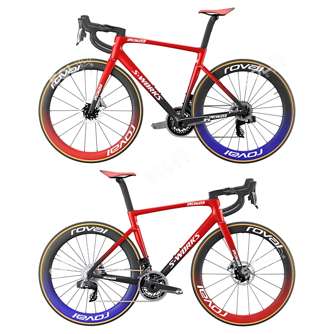 S-Works Tarmac SL7: Ultimate Riding 3D model image 1