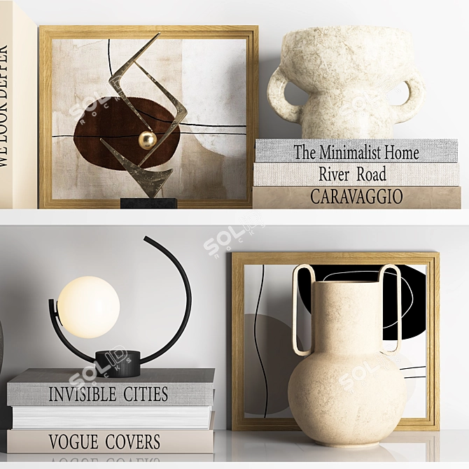 Modern Decorative Set 3D Models 3D model image 3