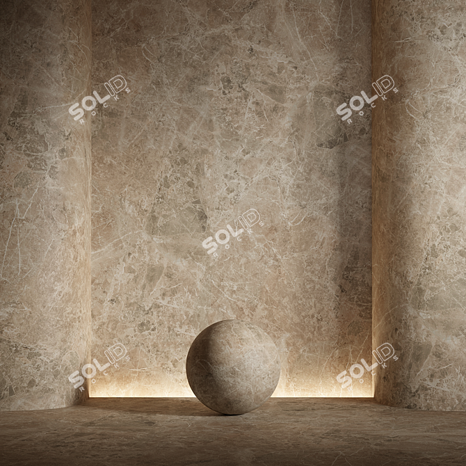  Seamless Ceramic Granite Material 3D model image 3