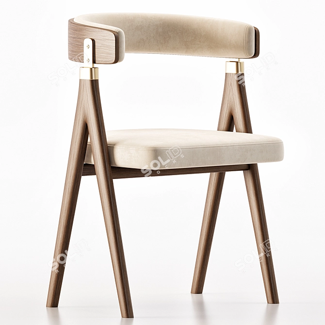 Stylish FLOYD Chair by Mezzo 3D model image 1