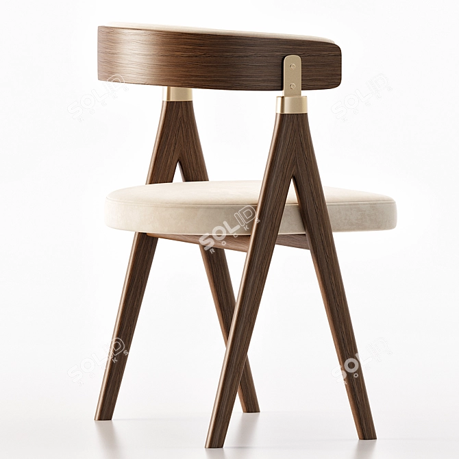 Stylish FLOYD Chair by Mezzo 3D model image 2