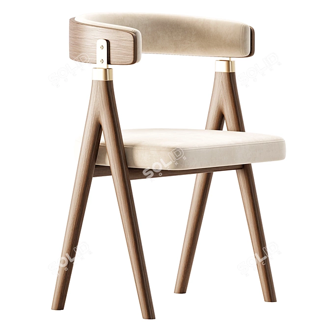 Stylish FLOYD Chair by Mezzo 3D model image 5