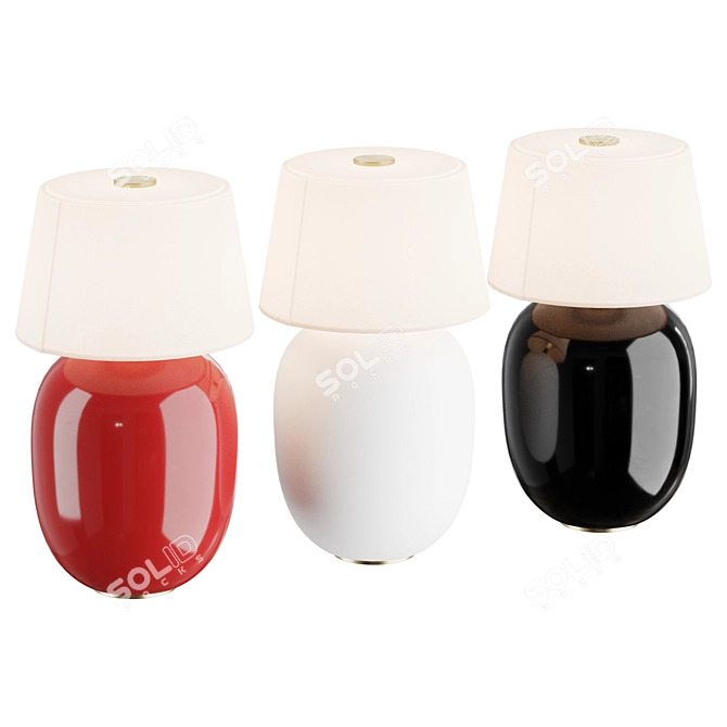 Portable Torso Table Lamp Menu 3D model image 2