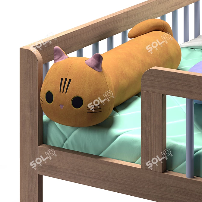 Classic Two-Tiered Bed "Tubi 3D model image 2