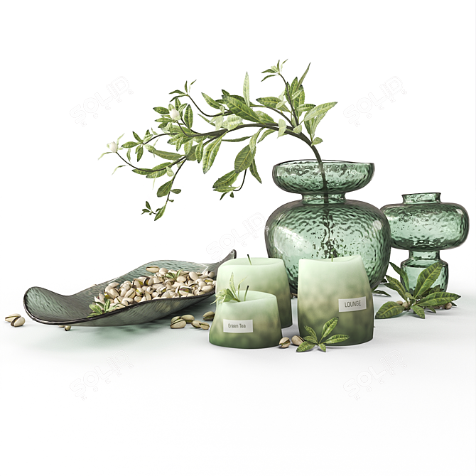 Pistachio Decor Set: Max&FBX 3D model image 4