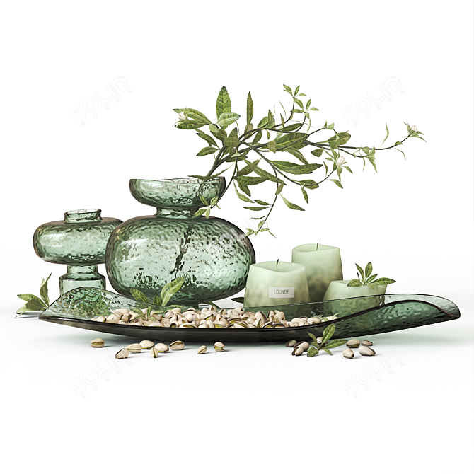 Pistachio Decor Set: Max&FBX 3D model image 6