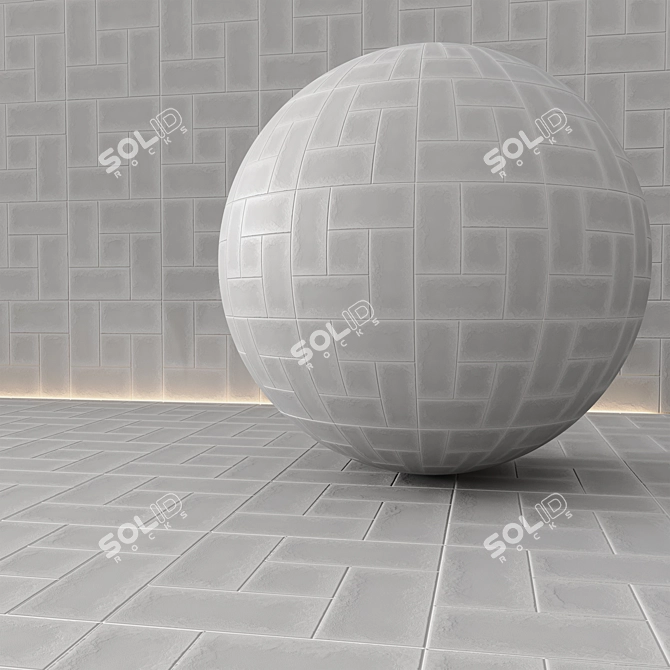 Seamless Tile Material Pack 04 3D model image 6