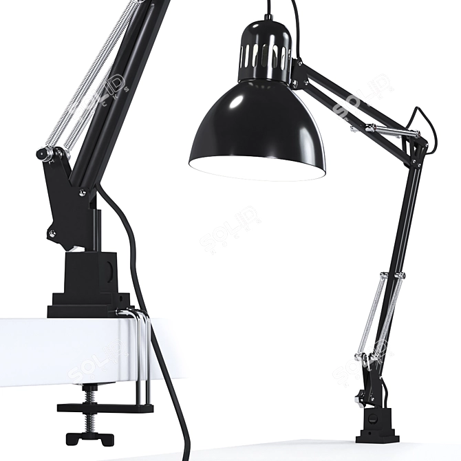 Corona 7 Steel Desk Lamp 3D model image 1