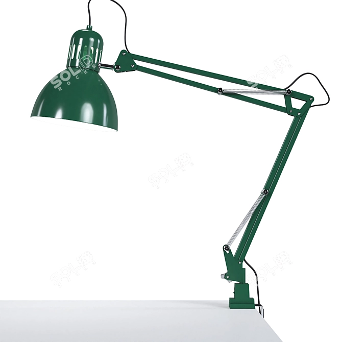 Corona 7 Steel Desk Lamp 3D model image 4