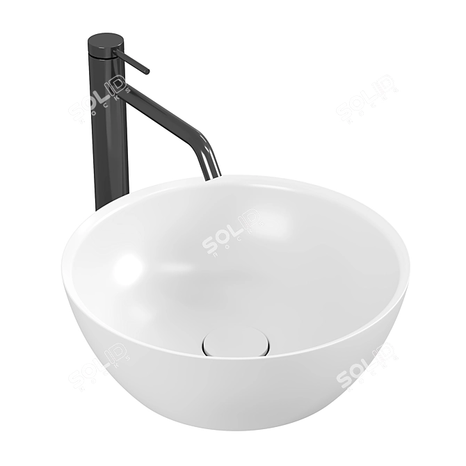 Salini Alda Inset Sink 3D model image 2