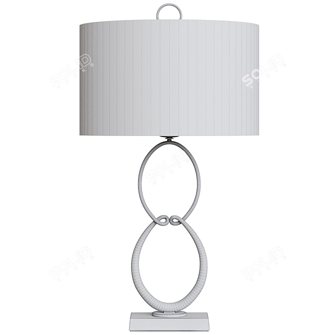 Elegant Shelley Table Lamp 3D model image 2