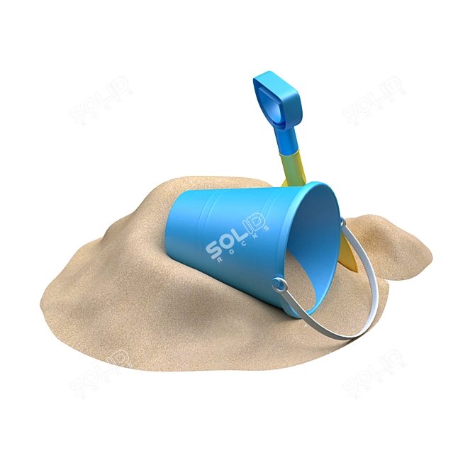 Sand Bucket Shovel Set - 3D Model 3D model image 3