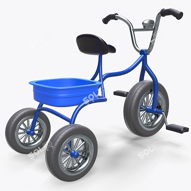 Kids Bike 3D Model High-Quality 3D model image 2