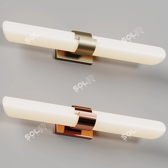 Modern LED Vanity Light Fixture 3D model image 3