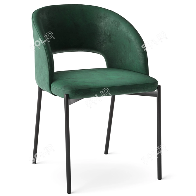 Chic K455 Halmar Chair 3D model image 1