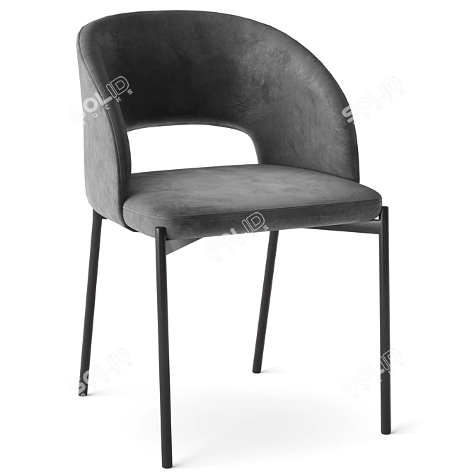 Chic K455 Halmar Chair 3D model image 3