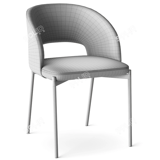 Chic K455 Halmar Chair 3D model image 7