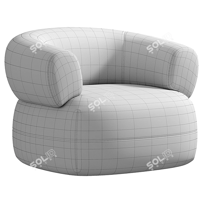 Puffer Chair by Moving Mountains 3D model image 6