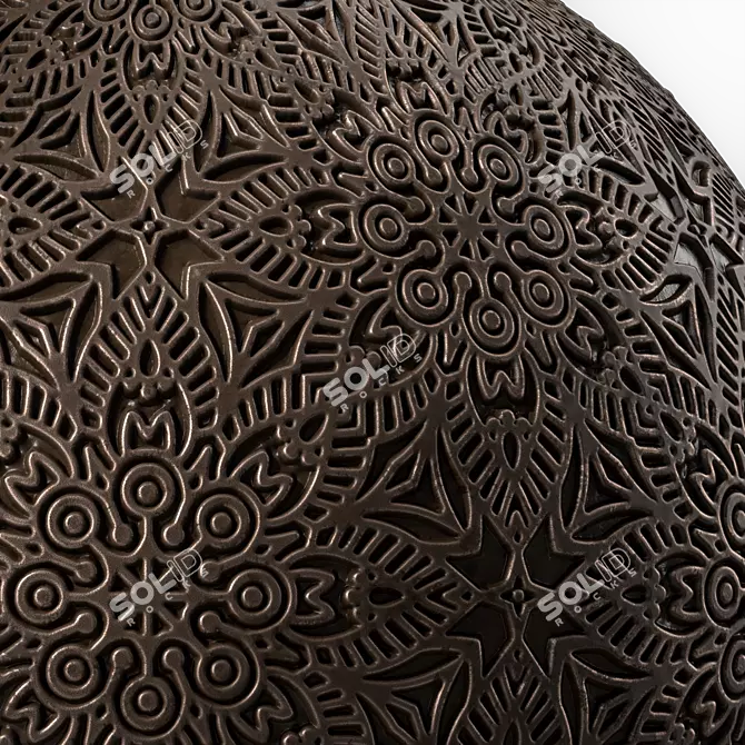 Ornament Metal Panels | Seamless Texture 3D model image 5