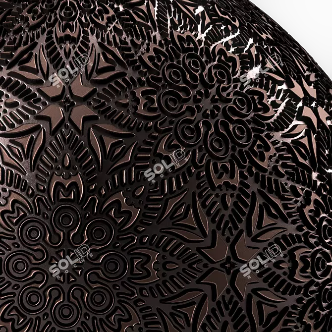 Ornament Metal Panels | Seamless Texture 3D model image 7