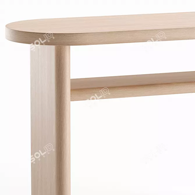 Title: Elegant Cayman Console Table 3D model image 3