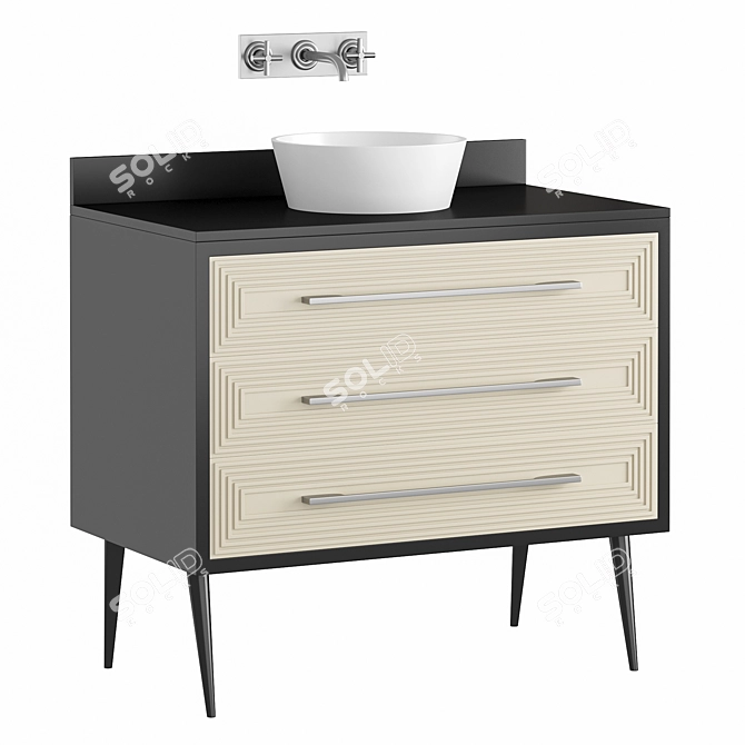 Modern Maze Vanity 2015 Model 3D model image 1