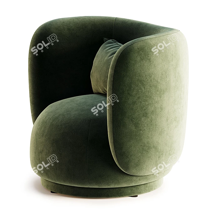 Modern Rabbit Sofa Design by Timber 3D model image 4
