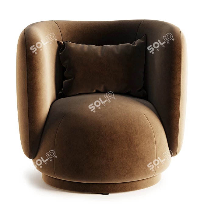 Modern Rabbit Sofa Design by Timber 3D model image 5