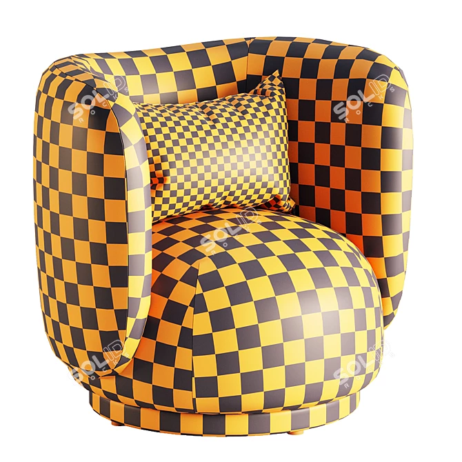 Modern Rabbit Sofa Design by Timber 3D model image 7