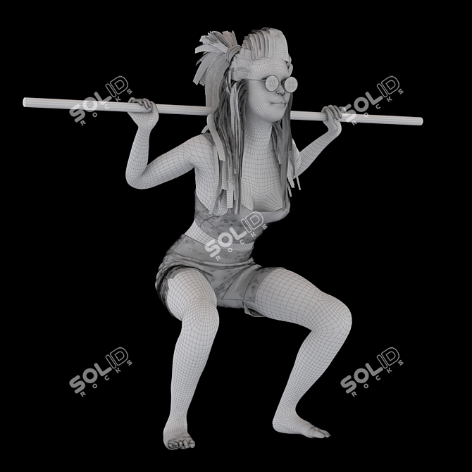 Fitness Model for Gym Setup 3D model image 3