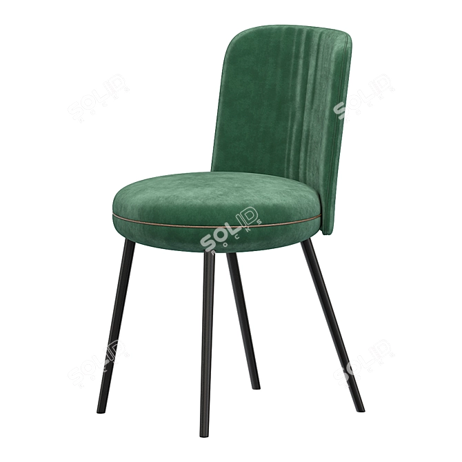 Elegant Merwyn Chair by Wittmann 3D model image 1