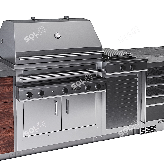 Kalamazoo Ultimate Outdoor Kitchen 3D model image 2