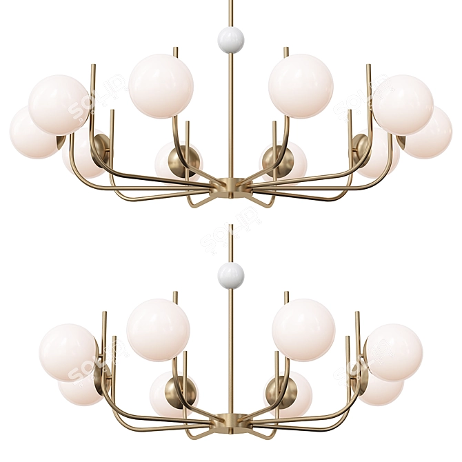 Elegant Maytoni Rendez-vous Chandeliers 3D model image 1