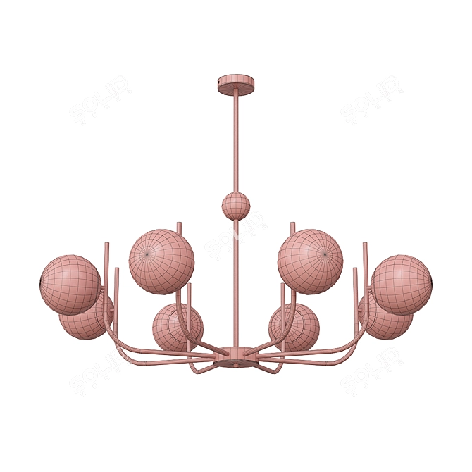 Elegant Maytoni Rendez-vous Chandeliers 3D model image 5