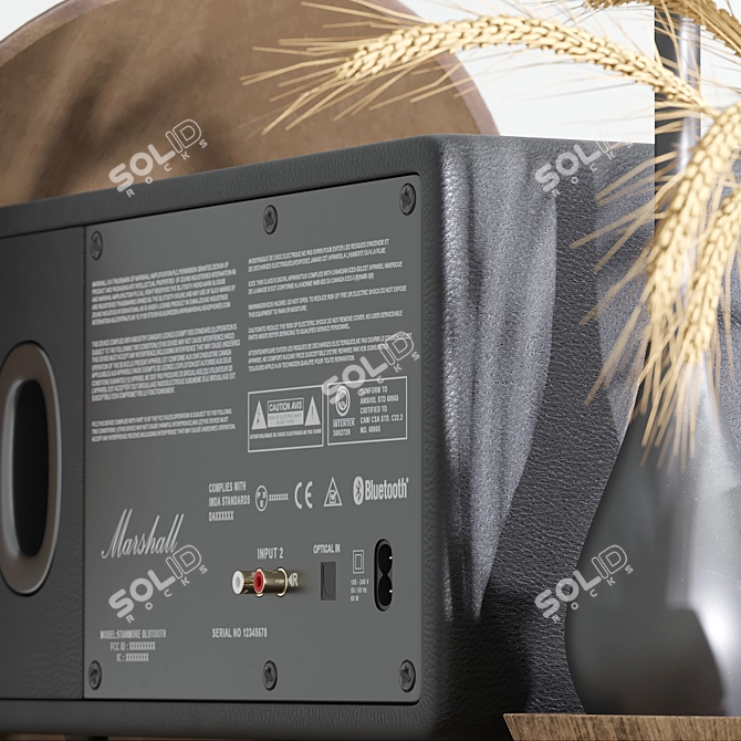 High-Quality Marshall Audio Set 3D model image 3