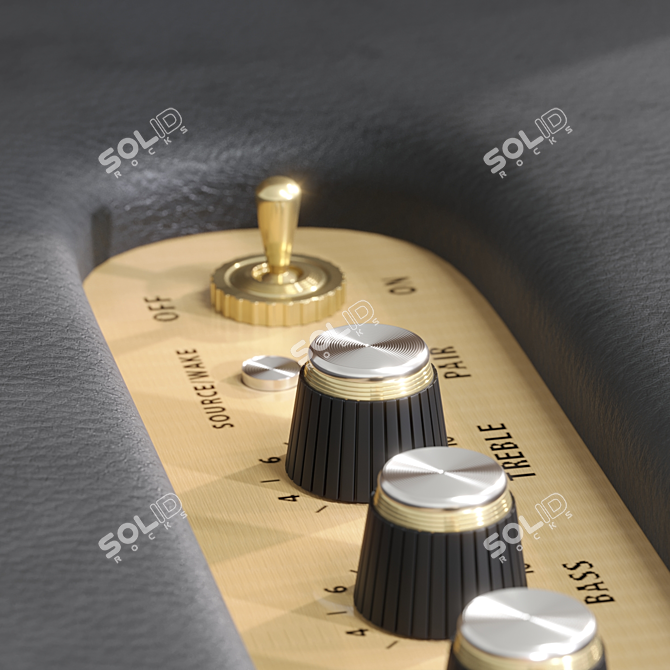 High-Quality Marshall Audio Set 3D model image 5