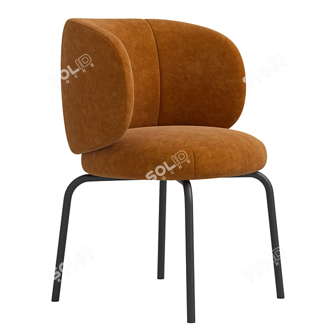 Rico Dining Chair 2014 Modern 3D model image 4